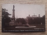 ✅ CARTE POȘTALĂ INTERBELICĂ DATATĂ 26 IULIE 1931 NECIRCULATĂ BULGARIA RUSE GRĂDINA PUBLICĂ ȘI TEATRUL