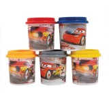 Set 5 recipiente plastilina Disney Cars,570 gr