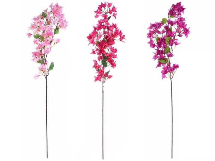 Set 3 flori artificiale multicolore 116 cm