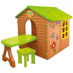 Casuta Mochtoys Garden House cu masuta foto