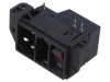 Conector alimentare AC SCHURTER soclu tată 10A IEC 60320 C14 THT