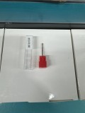 Duză pentru cuticule de diamant, cilindru, cbr&acirc;u roșu, 853 / 018R