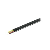 Cablu telefon 4F plat negru