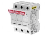 Clemă Siguranţe Cilindrice 10,3x38mm pentru Şină DIN 32A