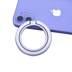 Suport inel telefon iRing MagSafe Techsuit MPR3, argintiu foto