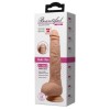 Vibrator Realistic 28cm cu Telecomanda si Ventuza - Material TPR Flexibil, Texturat - Debra