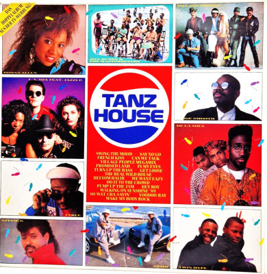 Various &amp;lrm;&amp;ndash; Tanz House 1989 VG+ / VG+ dublu LP _ BCM Germania _ house electro foto