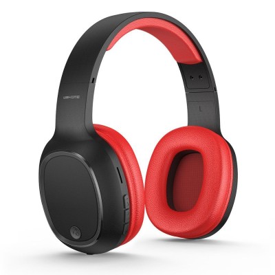 Handsfree Casti Bluetooth WK-Design M8, MultiPoint, Over-Ear, Rosu foto