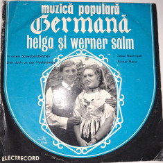 Disc Vinil 7# Helga Şi Werner Salm-Electrecord- EPC 10.285