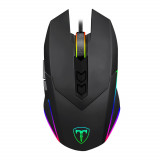 Mouse gaming T-Dagger Lieutenant, Iluminare RGB, Negru