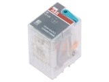 Releu electromagnetic 4PDT 110V DC, curent maxim 6A - ABB