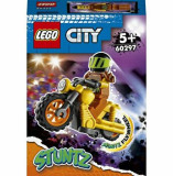 LEGO City - Motocicleta de cascadorie pentru impact 60297
