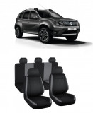 Cumpara ieftin Set huse scaune dedicate Dacia Duster (2009-2017) Negru-Gri Vision, Umbrella