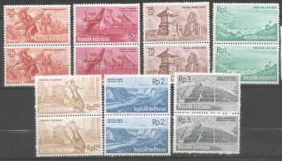Indonesia 1961 Tourism, block x 2, MNH AG.023 foto