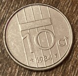 C50 - Moneda foarte veche - Olanda - 10 centi - 1984