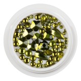 Cumpara ieftin Cristale Unghii LUXORISE, Chameleon Green, LUXORISE Nail Art