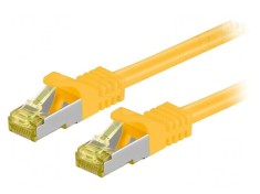 Patch cord galben S/FTP 6a LSZH 30m 26AWG