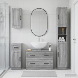 Cumpara ieftin Set de dulapuri pentru baie, 4 piese UTRECHT Sonoma gri
