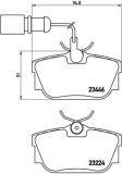 BREMBO P 85 059 PRIME LINE set placute frana,frana disc