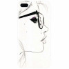 Husa silicon pentru Apple Iphone 8 Plus, Girl Face