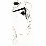 Husa silicon pentru Apple Iphone 7 Plus, Girl Face