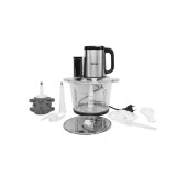 Cumpara ieftin Tocator legume-fructe Zilan ZLN2767 digital multifunctional, Vas sticla capacitate 3L, 4 functii presetate, Lame din titan, Putere 500W