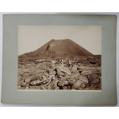 CONTORNI DI NAPOLI - CRATERE DES VESUVIO , FOTOGRAFIE , INCEPUTUL SECOLULUI XX