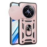 Husa pentru realme 12 / 12x, camshield protectie camera, magnetic, slide si snap, rose gold