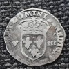 Moneda Argint Franta 1/8 Ecu 1590 Carol X Bourbon, Raritate Numismatica