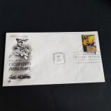 Plic FDC 1973. Salut Angajaților Poștali SUA, Vintage Colectibil!
