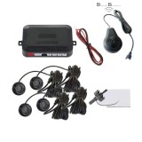 Auto Universal Parktronic Senzor de parcare Led 4 Senzori Negru cu Alerta Sistem Sonor