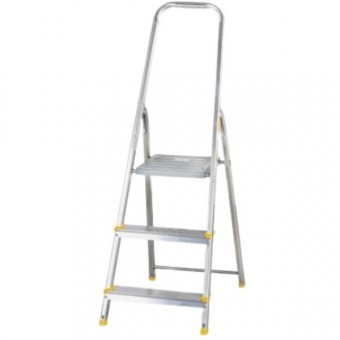 Scara pliabila Alve 3 trepte, Aluminiu, 125 cm, sarcina 125 kg foto