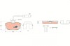 TRW GDB1369 COTEC set placute frana,frana disc
