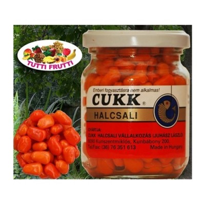 Porumb CUKK Fara Zeama,Tutti-Frutti, Portocaliu, 125g foto