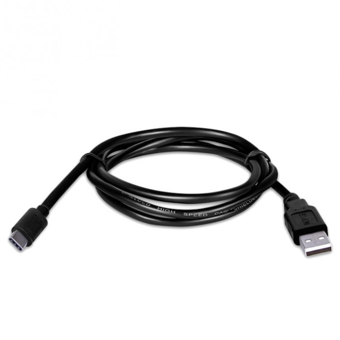 Cable SVEN USB2.0 Type C, 1 m, Black