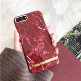 Husa pentru Apple iPhone 6 / iPhone 6s Marble Red, MyStyle