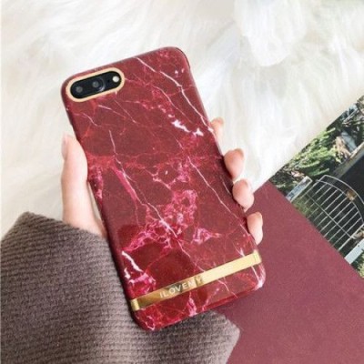 Husa pentru Apple iPhone 7 Marble Red foto