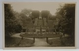 AVRIG , CALDIREA PRINCIPALA A SANATORIULUI VAZUTA DIN PARC , FOTOGRAFIE FORMAT CARTE POSTALA , INTERBELICA