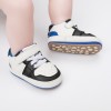 Adidasi albi cu negru si albastru - Smart (Marime Disponibila: 3-6 luni, Superbaby