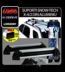 Suporti schiuri Snow-Tech X-4/2 din aluminiu - SSST982 foto