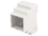 Carcasă pentru Șină DIN Polistiren Gri 90x52x65mm