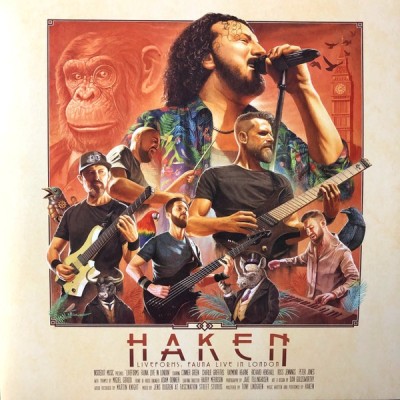Haken Liveforms: Fauna Live In London Orange Transparent LP (2vinyl) foto