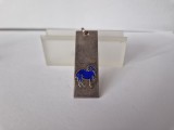 Pandantiv din Argint de 925 -Unisex - cu Email Albatrul Berbec