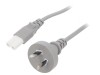 Cablu Alimentare 2x0,75mm2 IEC C7 1m Gri
