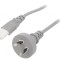 Cablu Alimentare 2x0,75mm2 IEC C7 1m Gri
