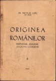 C868 Originea rom&acirc;nilor, răspunsuri, adaosuri, sugestii, lămuriri de Nicolae Lupu, 1942