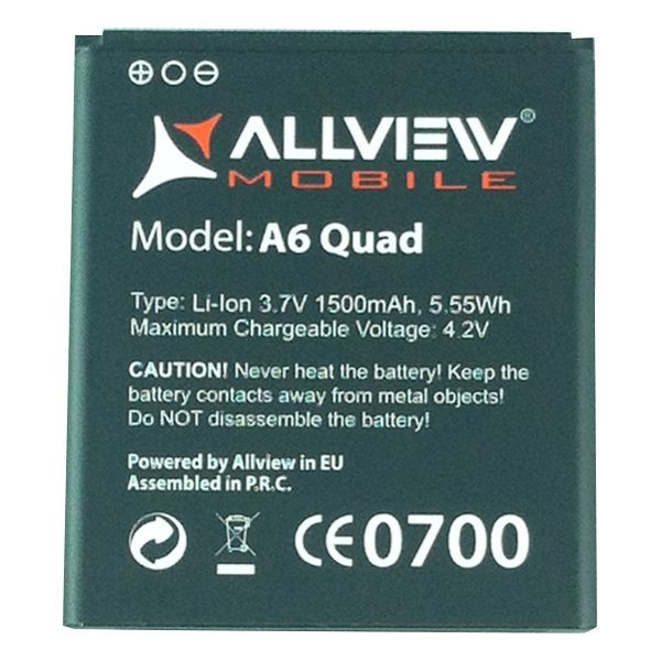 Baterie Acumulator Allview A6 Quad Li-Ion 4.2V 1500 mAh 5.55Wh