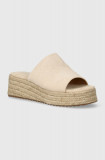 Answear Lab espadrile culoarea bej, cu platforma