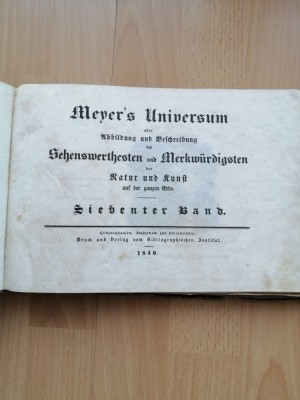 Meyer s Universum (Siebenter Band), 1840 foto