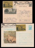 1982 Romania - Plic + cp cu 2 vignete Vizitati Muzeul Antipa, stampila speciala
